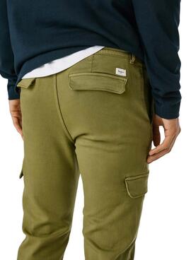 Hose Pepe Jeans Gymdigo Cargo in Grün für Herren