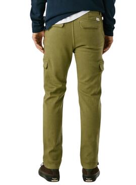 Hose Pepe Jeans Gymdigo Cargo in Grün für Herren