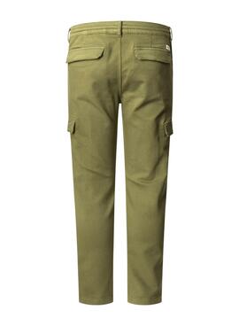 Hose Pepe Jeans Gymdigo Cargo in Grün für Herren