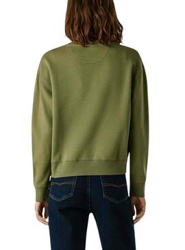 Sweatshirt Pepe Jeans Beberly grün für Damen