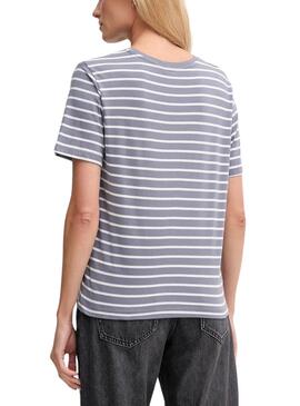 Pepe Jeans Bilma gestreiftes T-Shirt für Damen.