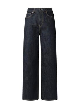 Jeanshose Pepe Jeans Lexa, gerade geschnittenes Bein, dunkelblau, für Damen