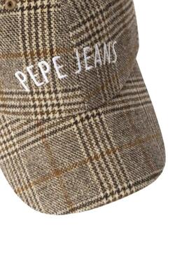 Pepe Jeans Fernand kariertes Mütze für Damen.