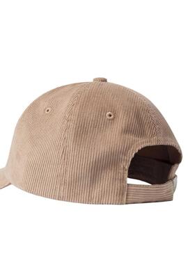 Mütze Pepe Jeans Fancy aus rosa Kord für Damen.