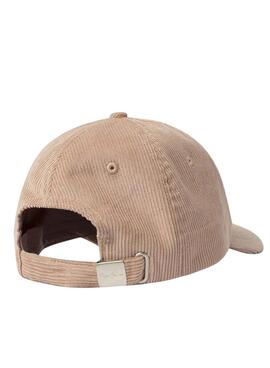 Mütze Pepe Jeans Fancy aus rosa Kord für Damen.