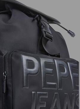 Rucksack Pepe Jeans Gaetana schwarz für Damen.