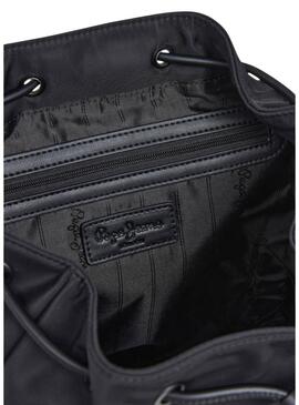 Rucksack Pepe Jeans Gaetana schwarz für Damen.