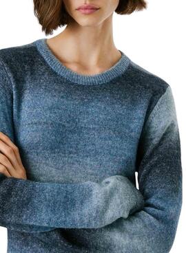 Kleid Pepe Jeans Colombe mit langen, gestreiften Drucken für Damen