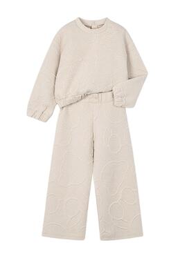 Trainingsanzug von Mayoral gepolstert in beige für Mädchen.