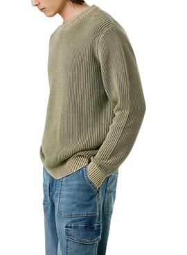 Grüne Pepe Jeans Parker Jersey für Männer