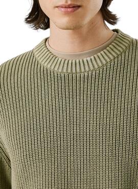 Grüner Pepe Jeans Parker Pullover für Herren