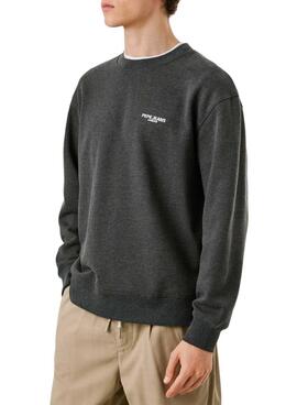 Sweatshirt Pepe Jeans Terry Rundhalsausschnitt grau für Herren