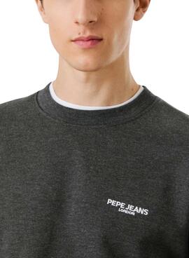 Sweatshirt Pepe Jeans Terry Rundhalsausschnitt grau für Herren