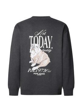 Sweatshirt Pepe Jeans Terry Rundhalsausschnitt grau für Herren