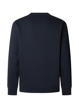Sweatshirt Pepe Jeans Matthew Rundhalsausschnitt Marineblau für Herren