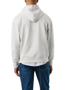 Sweatshirt Pepe Jeans Mason Kapuze grau für Herren