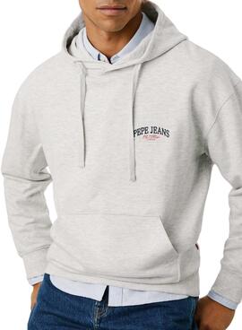Sweatshirt Pepe Jeans Mason Kapuze grau für Herren