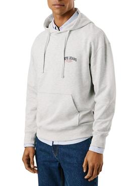 Sweatshirt Pepe Jeans Mason Kapuze grau für Herren