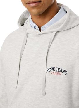 Sweatshirt Pepe Jeans Mason Kapuze grau für Herren