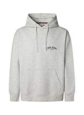 Sweatshirt Pepe Jeans Mason Kapuze grau für Herren
