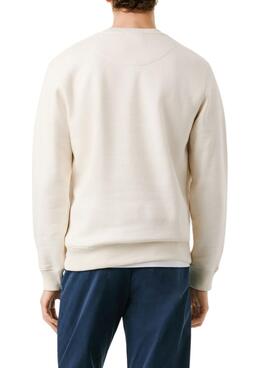 Sweatshirt Pepe Jeans Plain Crew beige für Herren