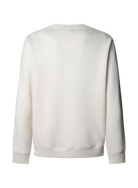 Sweatshirt Pepe Jeans Plain Crew beige für Herren