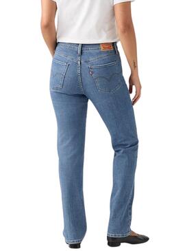 Jeans Levis 314 Shaping Straight in Blau für Damen