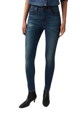 Jeans Levis 721 Skinny High Rise Miles blau für Damen