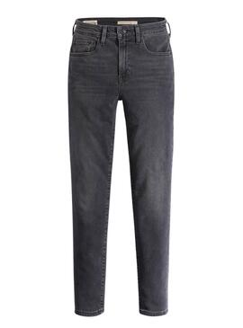 Schwarze Levis 721 Skinny High Rise Jeans für Damen