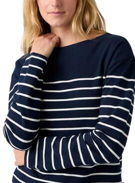 Levis Marine Stripe Marine Pullover für Damen.