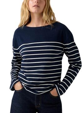 Levis Marine Stripe Marine Pullover für Damen.