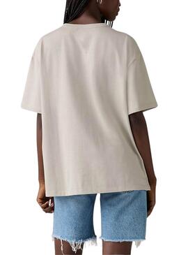 Levis Tabor graues T-Shirt für Damen.