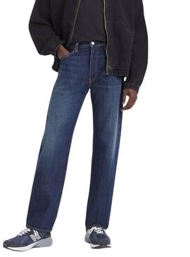 Jeans Levis 555 Relaxed Straight in Blau für Herren.