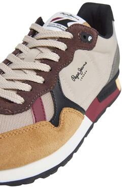 Sneakers Pepe Jeans Brit Colors beige für Herren