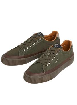 Turnschuhe Pepe Jeans Ben Evolution in Grün für Herren