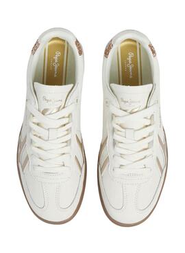 Turnschuhe Pepe Jeans Ball Basic weiß Glitzer für Damen