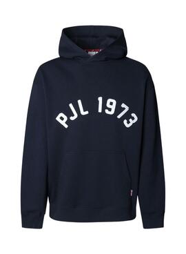 Sweatshirt Pepe Jeans Maverick in Marineblau mit Kapuze für Herren