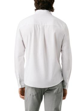 Hemd Pepe Jeans Cluny Oxford in Weiß für Herren