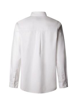 Hemd Pepe Jeans Cluny Oxford in Weiß für Herren