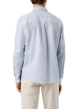 Hemd Pepe Jeans Cluny Oxford blau für Herren