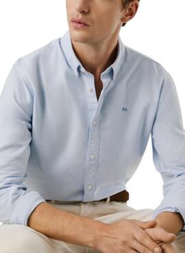 Hemd Pepe Jeans Cluny Oxford blau für Herren