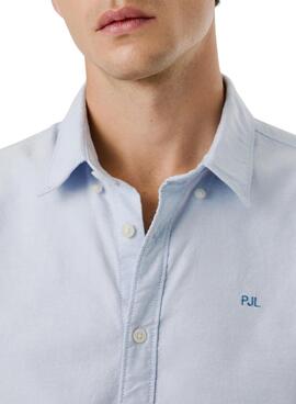 Hemd Pepe Jeans Cluny Oxford blau für Herren
