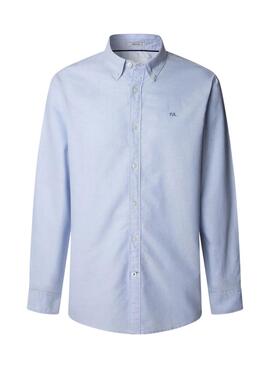 Hemd Pepe Jeans Cluny Oxford blau für Herren