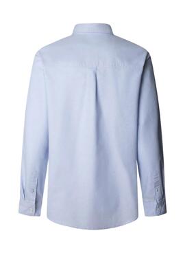 Hemd Pepe Jeans Cluny Oxford blau für Herren