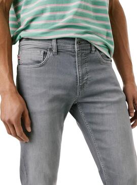 Jeans Hose Pepe Jeans Track slim grau für Herren