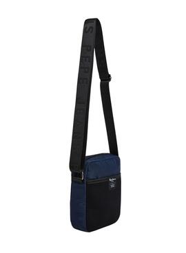 Tasche Pepe Jeans Wayne Reporter mit Marine-Logo für Herren.