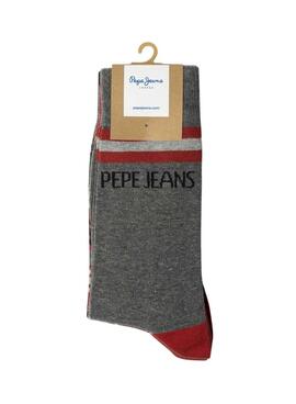 Pack 3 Paar Pepe Jeans Star Geo Socken für Herren