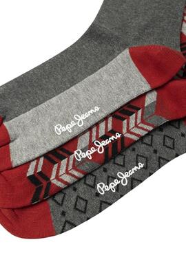 Pack 3 Paar Pepe Jeans Star Geo Socken für Herren