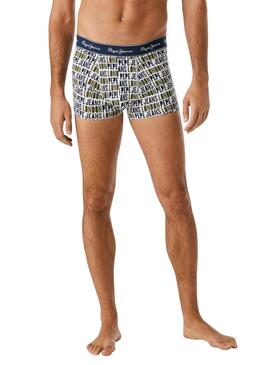 Dreierpack Pepe Jeans Logo Herrenunterhosen.