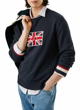 Pullover Pepe Jeans Patrick in Marineblau für Herren